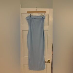 Elegant Light Blue Women's Dress